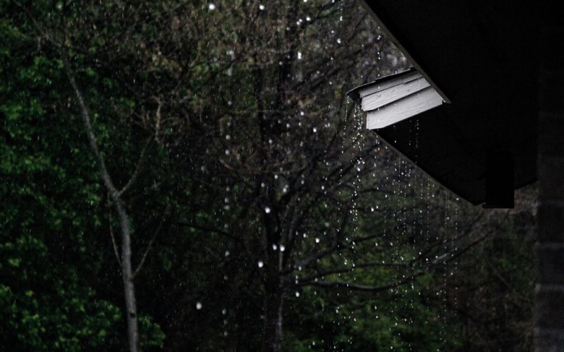 raindrops on roof