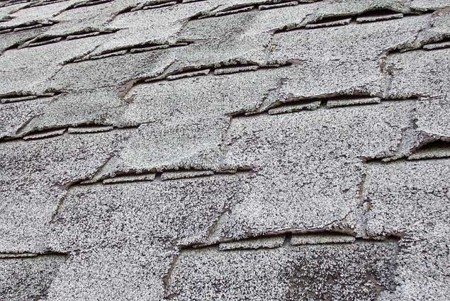 Damaged Roof Shingles