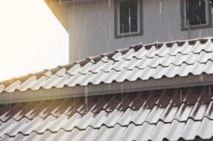 rain on metal roof