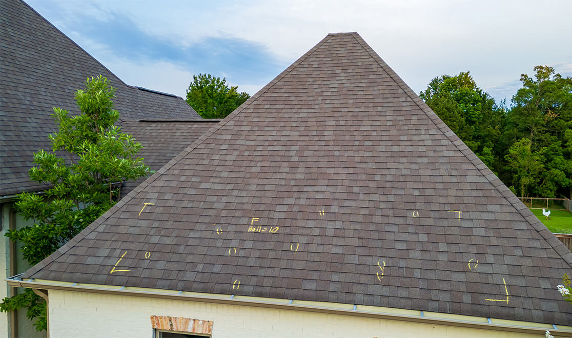 Michigan roof damage inspection