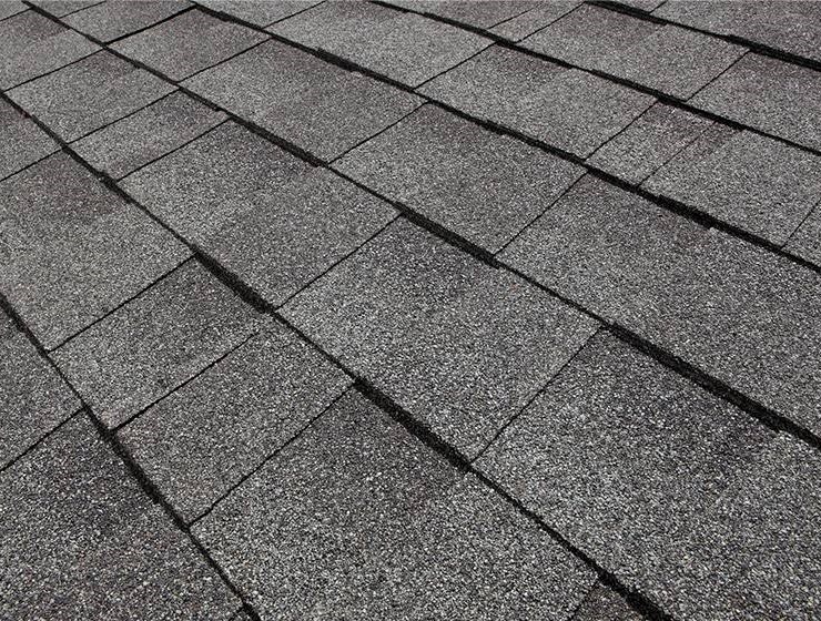 Close-up of roof shingles condition