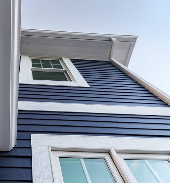 Siding shown on a Michigan home