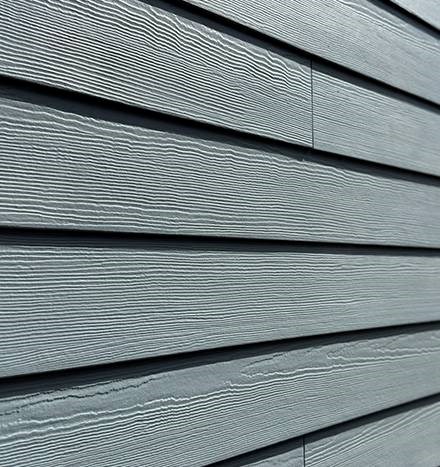 New construction siding installation