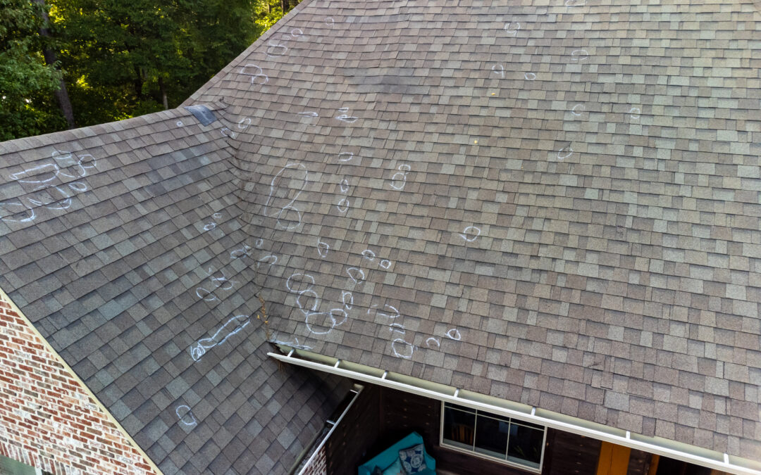 wind and hail damage to roof