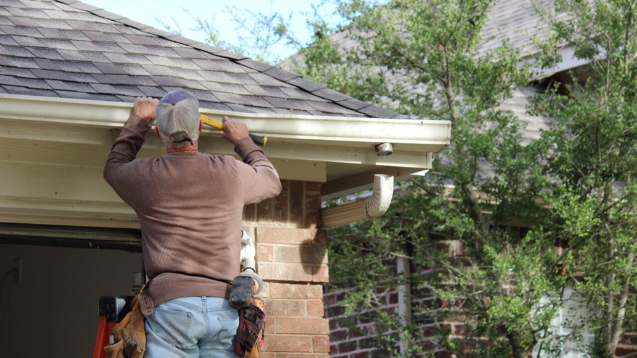 Professional guttering system installation